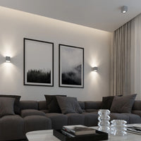 Sollux Lighting LED Wandleuchte QUAD, G9-Fassung, IP20, 220-240V, Aluminium mattgoldene Oberfläche, CE RoHS zertifiziert