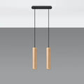Sollux Lighting LINO 2 LED pendant lamp, IP20, 220-240V, 50W max, Aluminium Matte Gold, CRI 80, CE RoHS