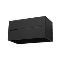 Sollux Lighting LOBO MAXI LED Wandleuchte Schwarz, IP20, Aluminium, 220-240V, max 50W, CRI 80, CE RoHS
