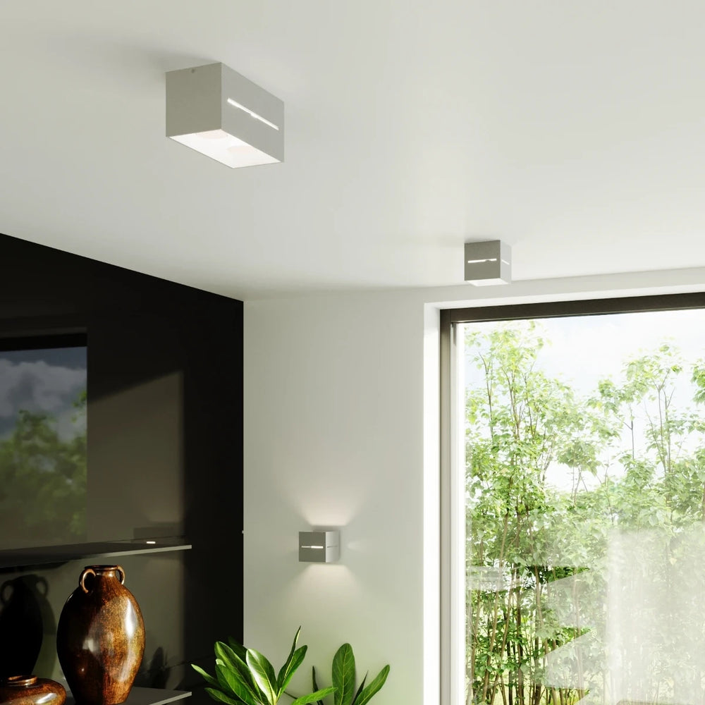 Sollux Lighting LOBO MAXI LED Wandleuchte, IP20, Aluminium Mattgold, 220-240V, max 50W, CE RoHS