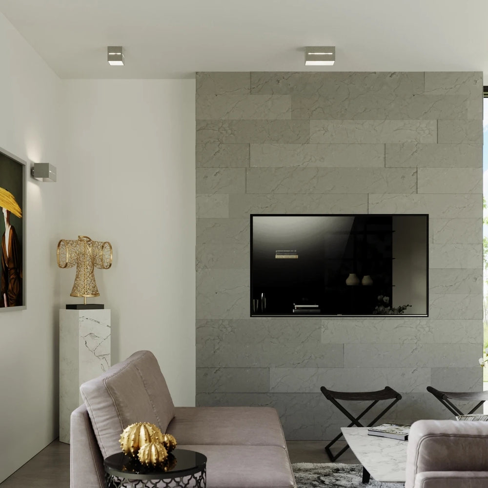 Sollux Lighting LOBO MAXI LED Wandleuchte, IP20, Aluminium Mattgold, 220-240V, max 50W, CE RoHS
