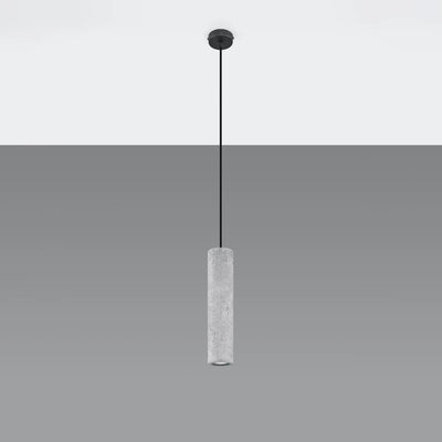 Sollux Lighting LUVO LED Pendelleuchte, GU10 Fassung, Beton Grau, IP20, 220-230V, 300mm Höhe, CE zertifiziert