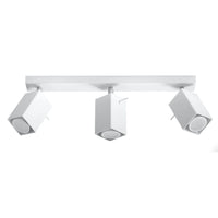 Sollux Lighting MERIDA LED Deckenstrahler Weiß 3xGU10, IP20, 220-240V, Aluminium, CE RoHS