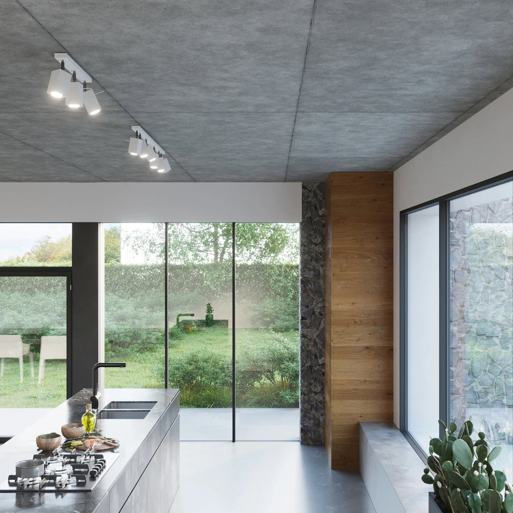 Sollux Lighting MERIDA LED Deckenstrahler Weiß, 4 x GU10, IP20, Aluminium, 220-240V, CE RoHS