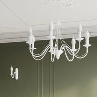 Sollux Lighting MINERWA 7 chandelier, LED ready, IP20, 220-240V, Matte Gold Brass, Aluminium, 50W max
