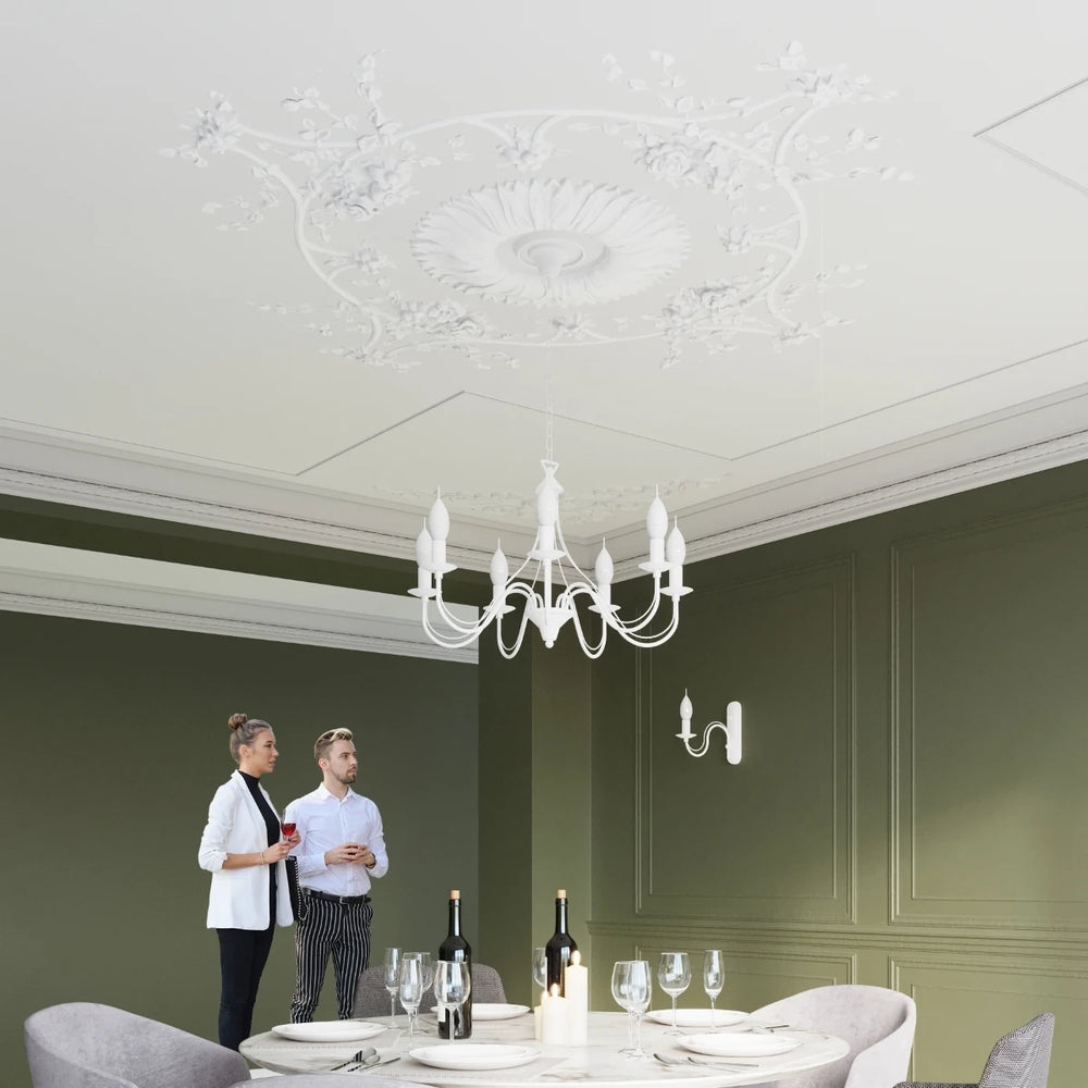 Sollux Lighting MINERWA 7 chandelier, LED ready, IP20, 220-240V, Matte Gold Brass, Aluminium, 50W max
