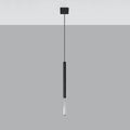 Sollux Lighting MOZAICA LED Pendelleuchte Schwarz Chrom, G9 Fassung, IP20, 1000mm Höhe, CE zertifiziert