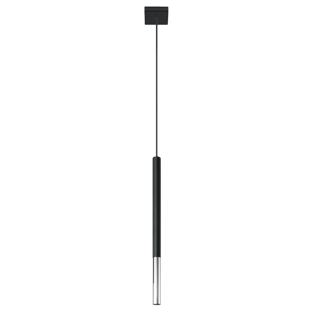 Sollux Lighting MOZAICA LED Pendelleuchte Schwarz Chrom, G9 Fassung, IP20, 1000mm Höhe, CE zertifiziert