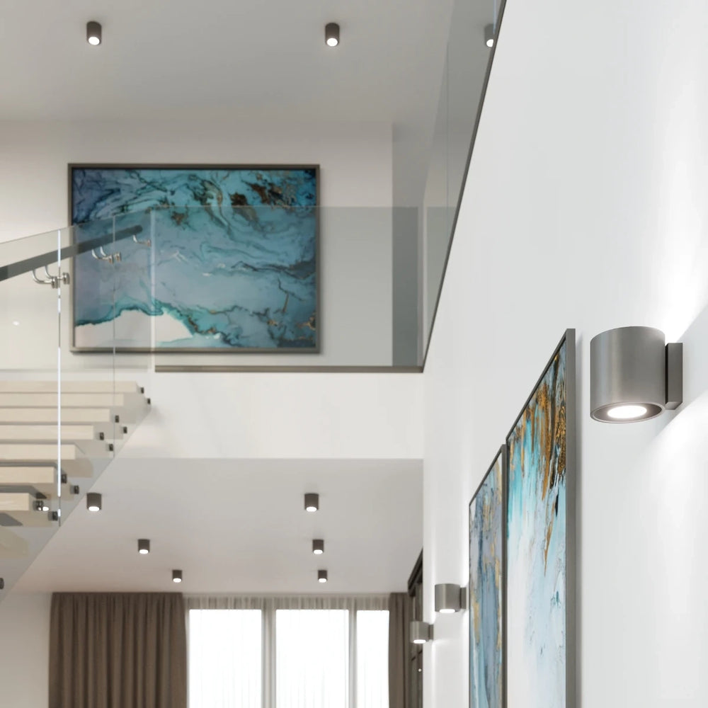 Sollux Lighting ORBIS 1 LED wall lamp Anthracite, Aluminium, G9 socket, 12W max, 220-230V, IP20 CE