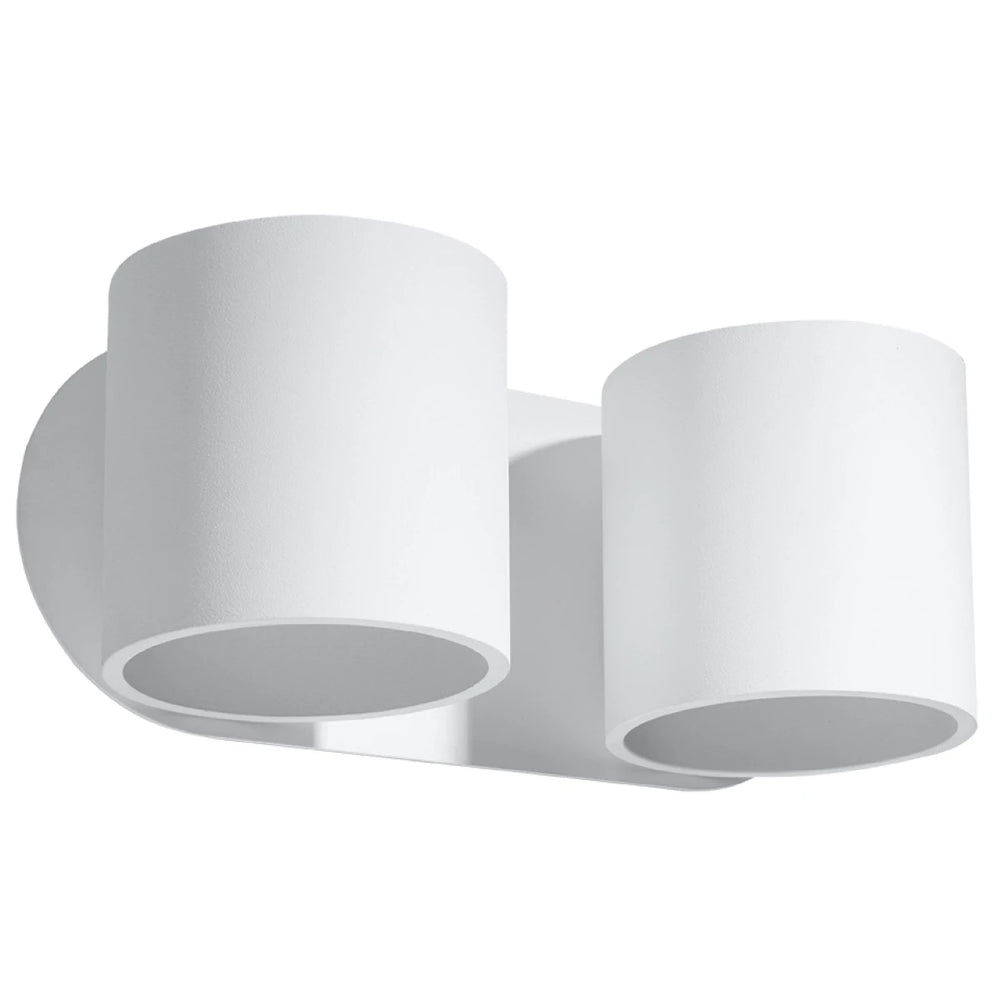 Sollux Lighting ORBIS 2 Wandleuchte LED kompatibel, IP20, 220-240V, Aluminium matt gold Finish, CE RoHS