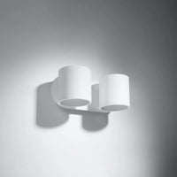 Sollux Lighting ORBIS 2 Wandleuchte LED kompatibel, IP20, 220-240V, Aluminium matt gold Finish, CE RoHS