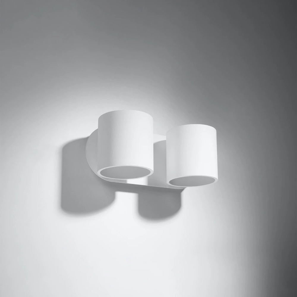 Sollux Lighting ORBIS 2 Wandleuchte LED kompatibel, IP20, 220-240V, Aluminium matt gold Finish, CE RoHS