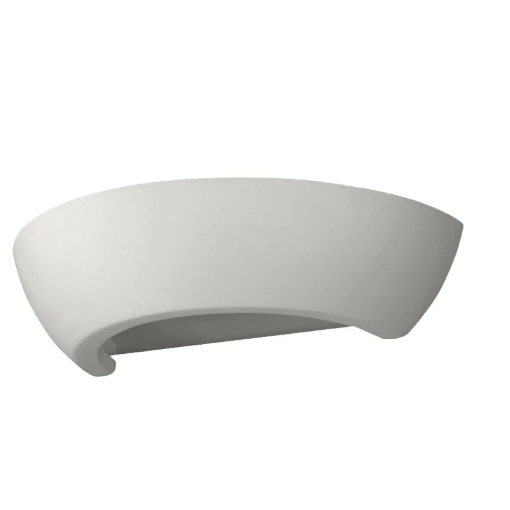 Sollux Lighting OSKAR Keramik-Wandleuchte, LED-kompatibel, IP20, 220-240V, Oberfläche in Mattgold-Messing