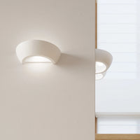 Sollux Lighting OSKAR Keramik-Wandleuchte, LED-kompatibel, IP20, 220-240V, Oberfläche in Mattgold-Messing