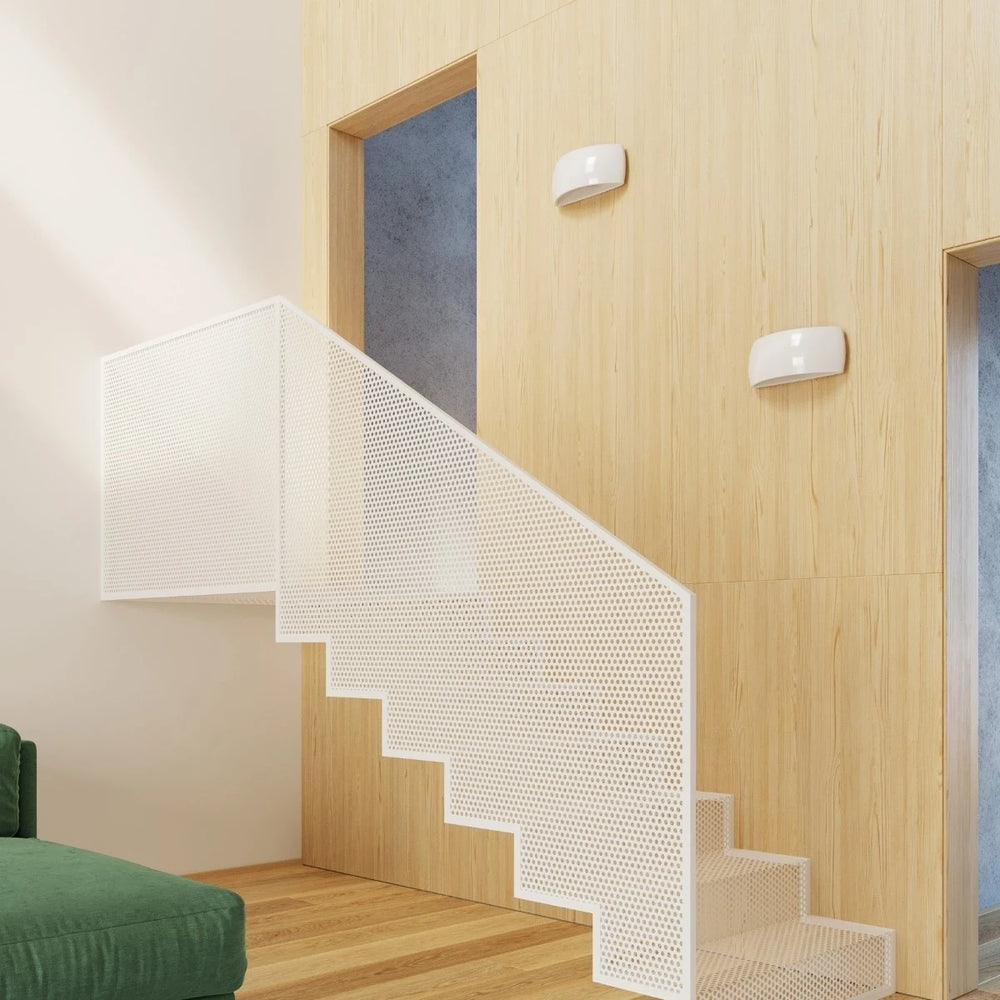 Sollux Lighting PONTIUS ceramic wall lamp, LED compatible, IP20, 220-240V, Matte Gold Brass finish