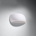 Sollux Lighting PONTIUS ceramic wall lamp, LED compatible, IP20, 220-240V, Matte Gold Brass finish