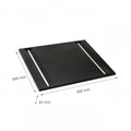 Spectrum ALGINE LINE LED ceiling panel 44W 4000K 5300 lumens IP20 600x600mm Black UGR<16 CRI>80