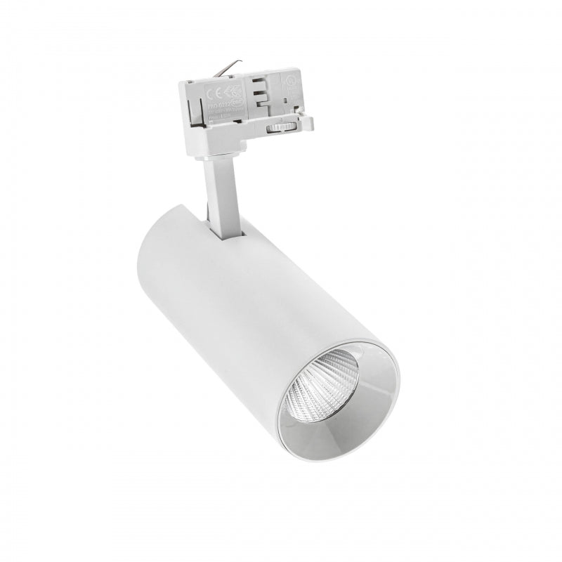 Spectrum ANDROMEDA COB LED Strahler 25W 3000K 2600 Lumen 3-Phasen Weiß IP20 36° 60°