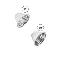 Spectrum ANDROMEDA LED Schienenstrahler 3-Phasen 15-27W 3000K 3000 Lumen CRI>90 36° 60° IP20 Weiß Aluminium