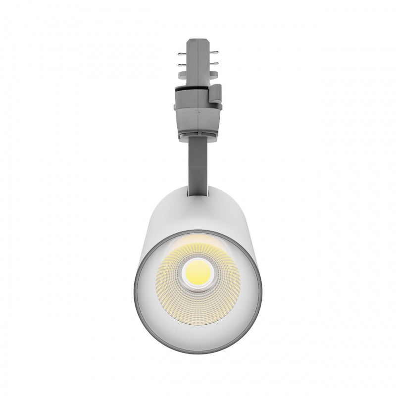 Spectrum ANDROMEDA LED Schienenstrahler 3-Phasen 15-27W 3000K 3000 Lumen CRI>90 36° 60° IP20 Weiß Aluminium
