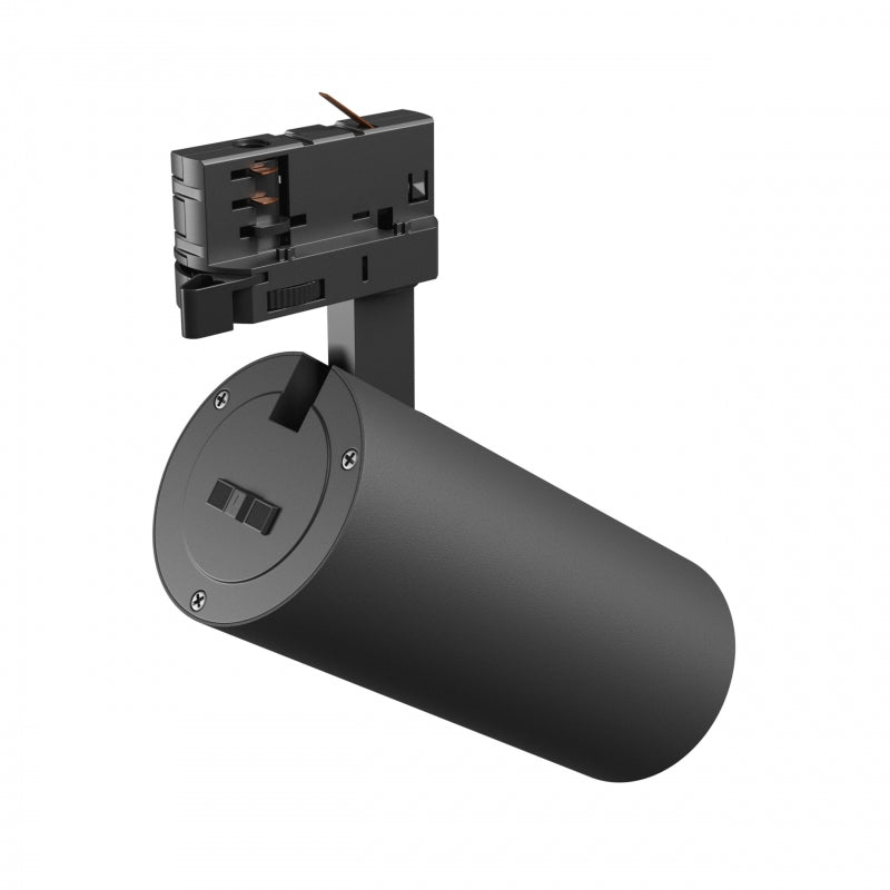 Spectrum ANDROMEDA PRIME 3-Phasen LED Strahler 24W CCT 2700 Lumen 25° 230V IP20 Schwarzes Aluminium