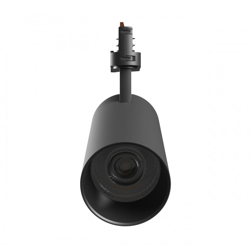 Spectrum ANDROMEDA PRIME 3-Phasen LED Strahler 24W CCT 2700 Lumen 25° 230V IP20 Schwarzes Aluminium