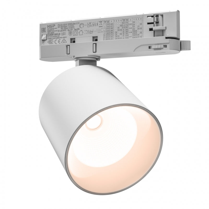 Spectrum ARTEMIDA Maxi LED Track Light 12-42W 3000K 4500 lumens CRI>90 IP20 White 3-Phase