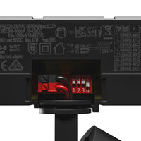 Spectrum ARTEMIDA Maxi LED Stromschienenstrahler 3-Phasen 12-42W 3000K 4500 Lumen CRI>90 IP20 Schwarz Aluminium