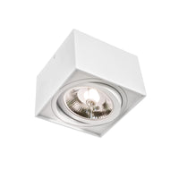 Spectrum CHLOE AR111 GU10 LED Anbau-Deckenleuchte, IP20 Weißes Aluminiumgehäuse, 20W max 250V