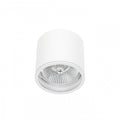 Spectrum CHLOE AR111 GU10 Surface Mounted Ceiling Light IP65 White Aluminum 250V Indoor Outdoor