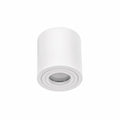 Spectrum CHLOE GU10 Deckenaufbauleuchte, Weiß, IP65, Aluminium Glas, 250V, 90x97mm