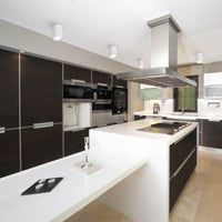 Spectrum CHLOE GU10 Aufbau-LED-Spot, IP20, 250V, Verstellbares Rundes Weißes Aluminiumgehäuse