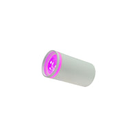 Spectrum CHLOE Mini Ring Aufbau-GU10-Deckenleuchte 230V IP20 Weiß Aluminium Ø55x107mm