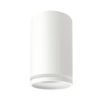 Spectrum CHLOE Mini Ring Aufbau-GU10-Deckenleuchte 230V IP20 Weiß Aluminium Ø55x107mm