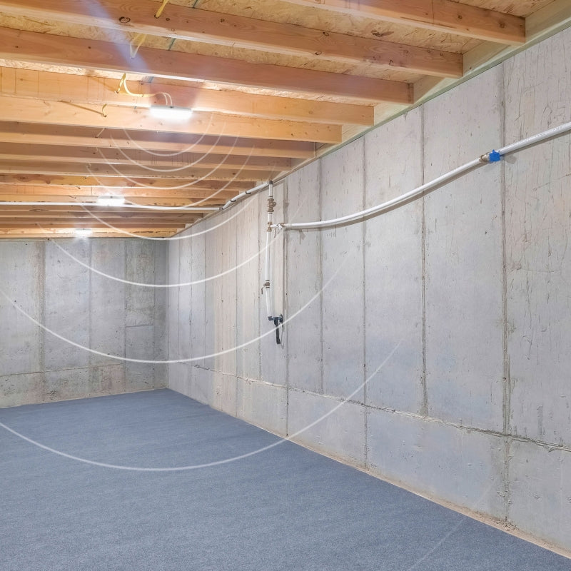 Spectrum LED 20W ceiling lamp IP54 230V 4000K neutral white round PIR sensor 2300 lumens White