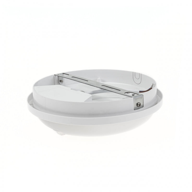 Spectrum LED 20W ceiling lamp IP54 230V 4000K neutral white round PIR sensor 2300 lumens White