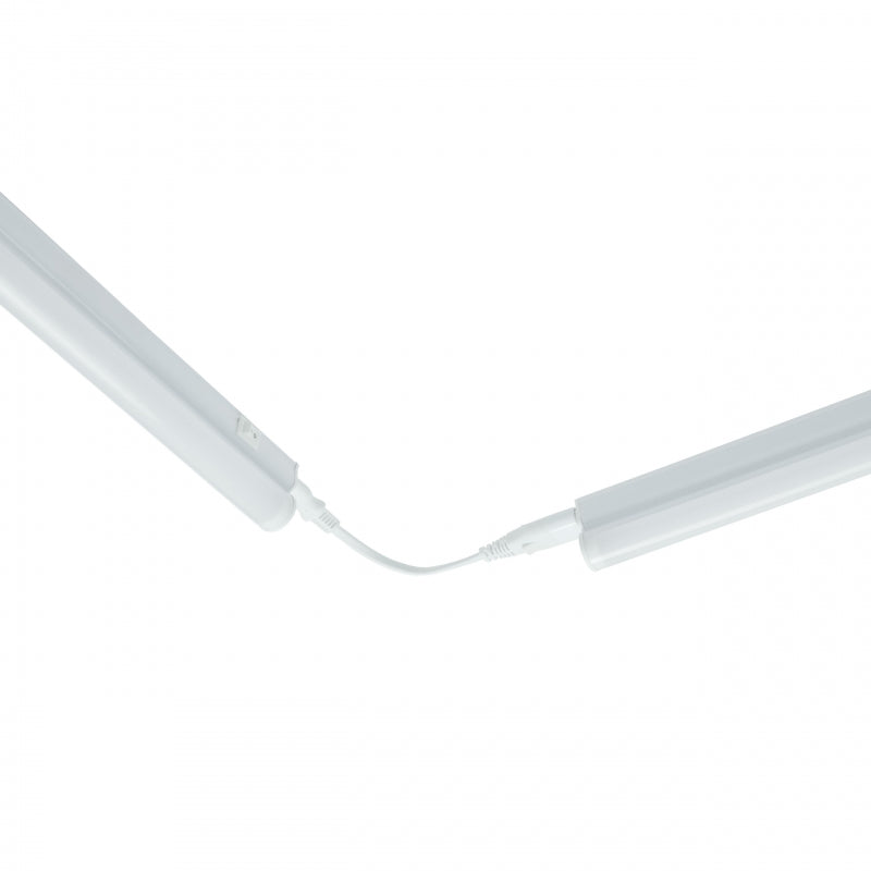 Spectrum LED cabinet light 300mm 4W 4000K 400 lumens IP20 White surface mount with switch 230V
