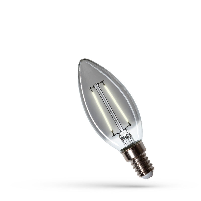 Spectrum LED Candle C35 E14 3W 230V 4000K 150 lumens 300° beam angle non dimmable warm white bulb