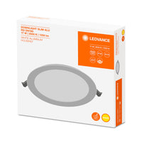 Ledvance LED Downlight Value DN180 17W 1350 lumens 3000K 110° Warm White 230V 192mm Ceiling Light