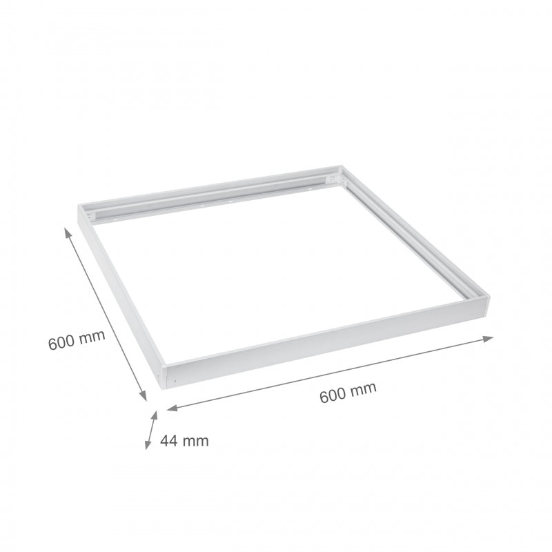 Spectrum LED frame for ALGINE 600x600 surface mounted luminaire, White aluminum housing