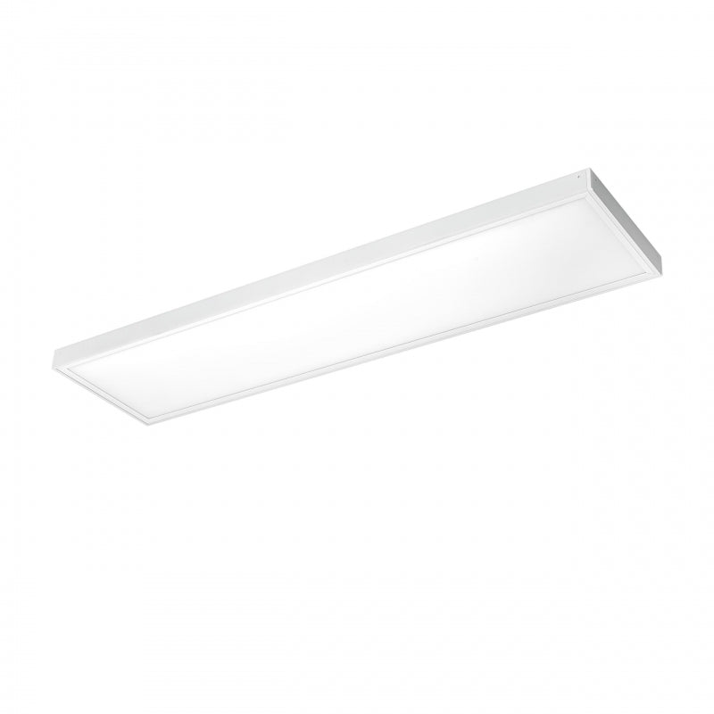 Spectrum LED frame for surface mounted ALGINE luminaire 300x1200mm, White aluminum polycarbonate build