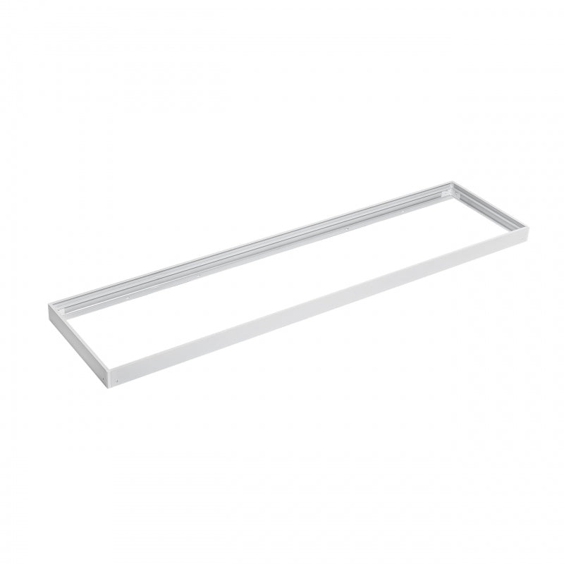 Spectrum LED frame for surface mounted ALGINE luminaire 300x1200mm, White aluminum polycarbonate build