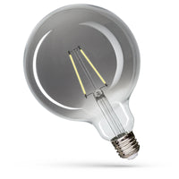 Spectrum LED Globus G125 E27 230V 4.5W 4000K Neutralweiß COG-Filament Rauchglas Schwarzer Schimmer