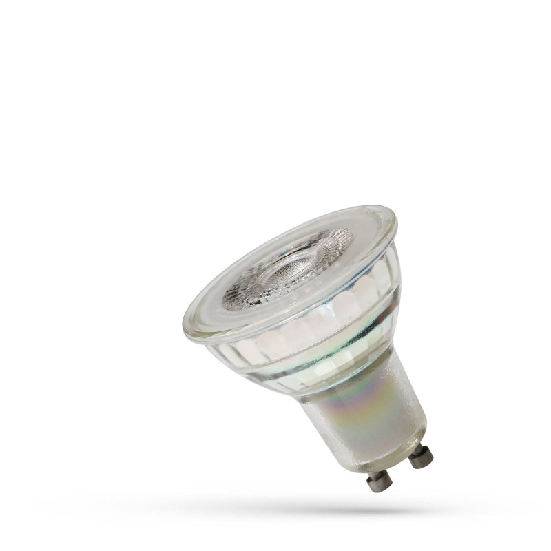 Spectrum LED GU10 230V 4W 3000K Warm White 315 lumens 38° Glass Spotlight Non-Dimmable