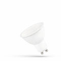 Spectrum LED GU10 230V 9W Neutral White 4000K Bulb with Milky Cover 730 lumens White Housing