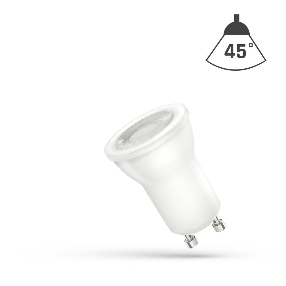 LED GU10 - Ø35mm - 2W ersetzt 20W - 3000K warmweißes Licht
