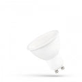 Spectrum LED GU10 Lampe 230V 9W 6000K Kaltweiß 860 Lumen nicht dimmbar mit milchiger Abdeckung Weiß