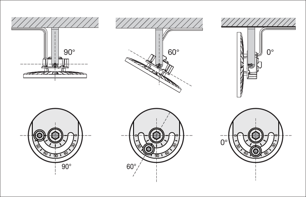 Spectrum LED Highbay Gen 5 Schwarz Aluminium 75W 4000K 13500 Lumen 110D IP66 1-10V dimmbar