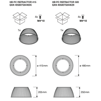 Spectrum LED Highbay Gen 5 Schwarz Aluminium 75W 4000K 13500 Lumen 110D IP66 1-10V dimmbar