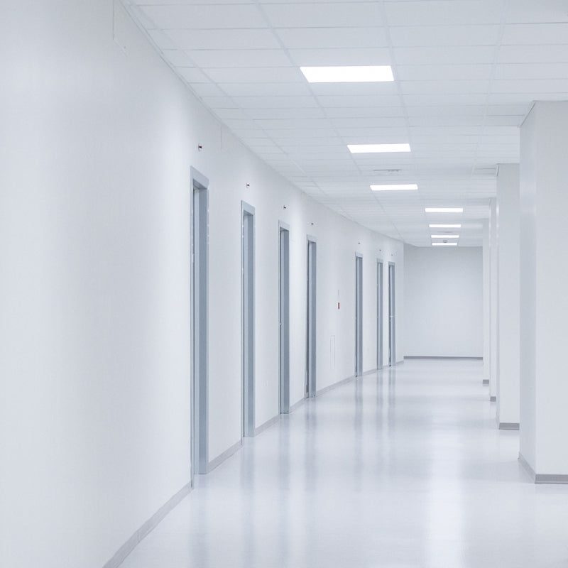 Spectrum LED Panelleuchte 48W CCT 230V 6300 Lumen 120° IP20 CRI 80 Weiß 600x600 Einbau- oder Aufbau­montage
